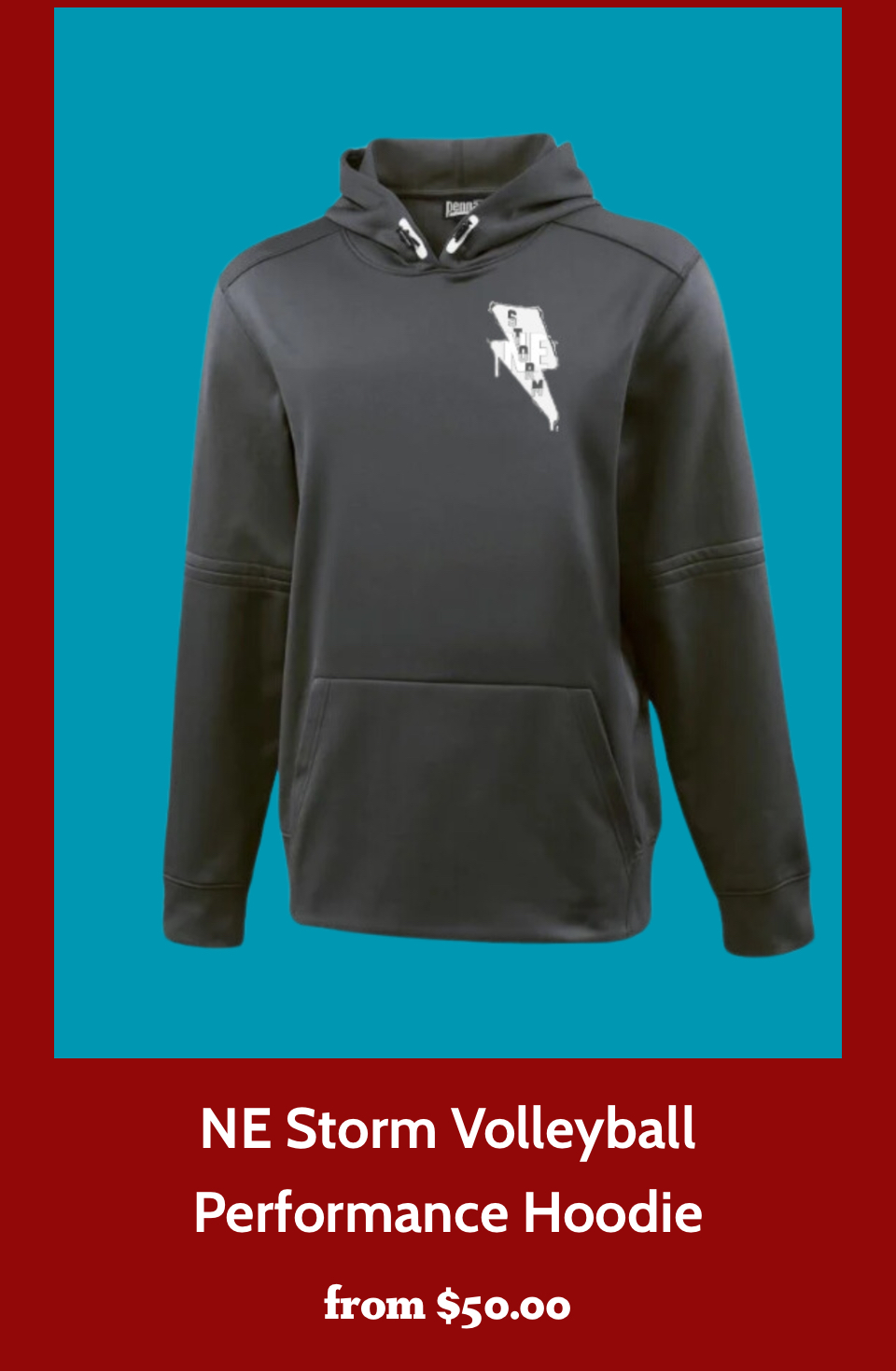 NE Storm Volleyball Performance Hoodie